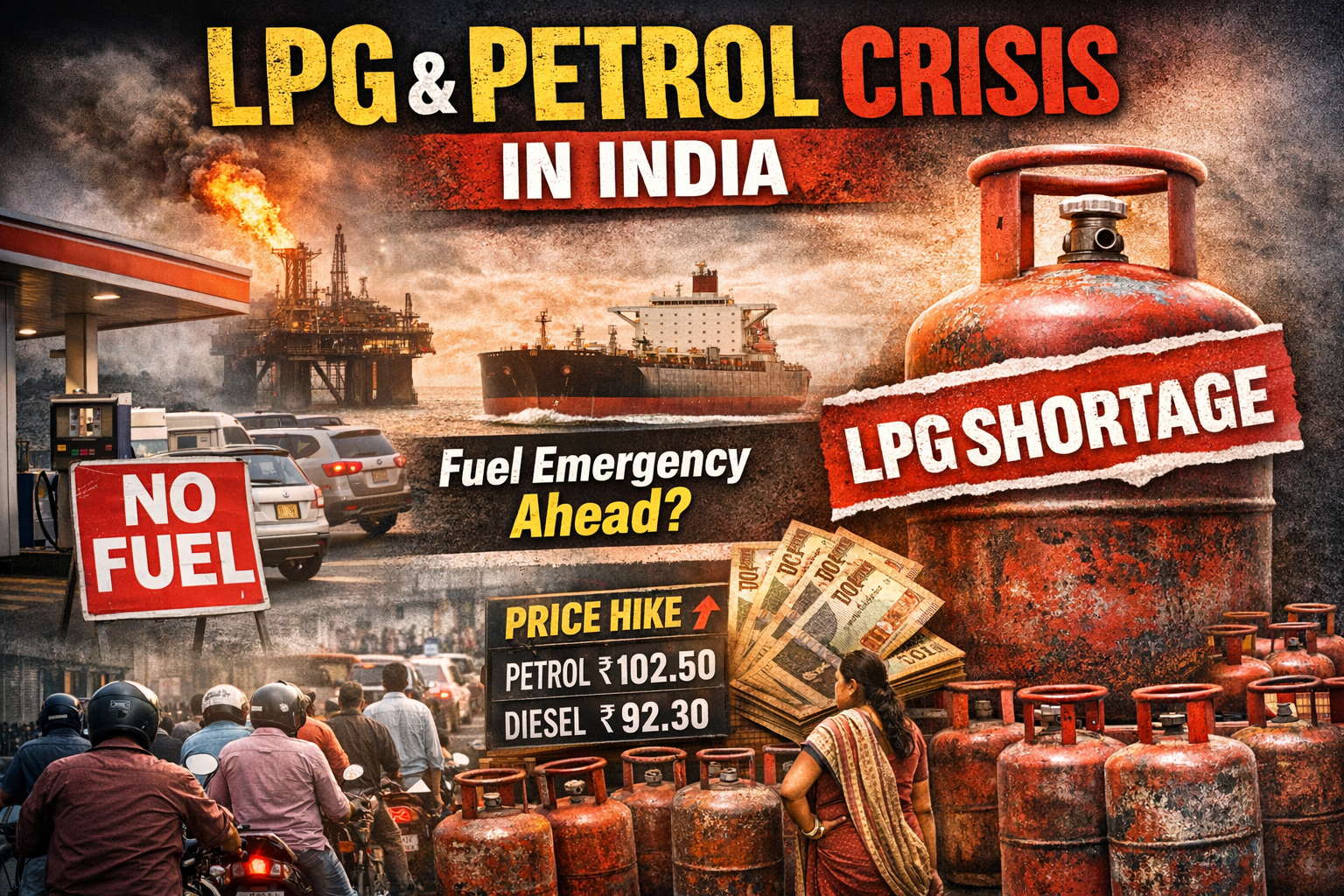 LPG & Petrol Crisis EXPOSED: Are We Heading Towards a Fuel Emergency in India?