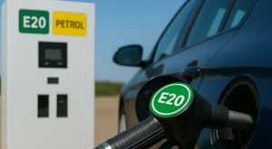 benefits of E20 petrol India reduced oil imports cleaner environment farmer income boost