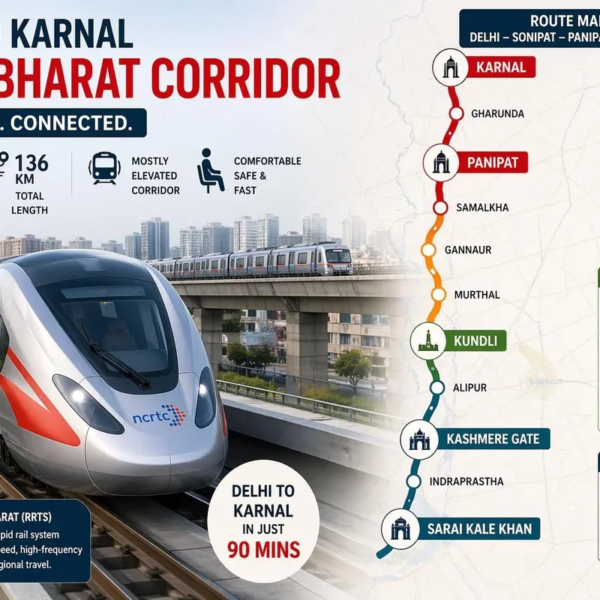 Delhi Karnal Namo Bharat Route REVEALED: 136 KM…