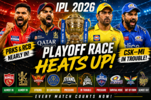 IPL 2026 PLAYOFF RACE SHOCK:PBKS & RCB NEARLY&hellip;