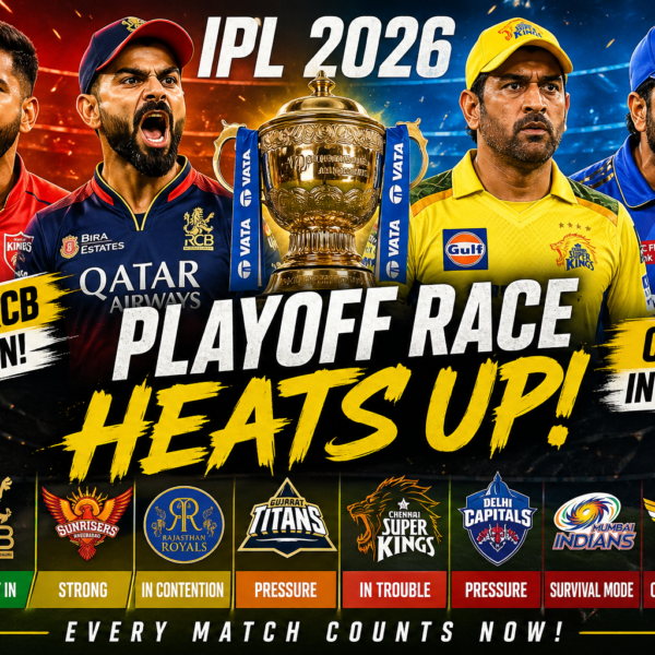 IPL 2026 PLAYOFF RACE SHOCK:PBKS & RCB NEARLY&hellip;