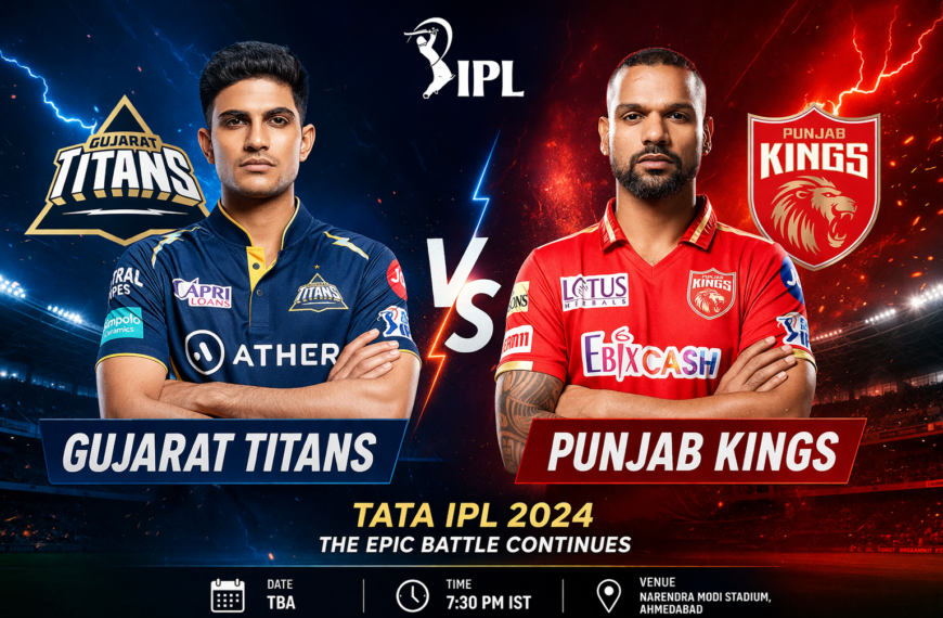GT vs PBKS Thriller! “Last Over Drama & Debut Hero Steals the Show” | IPL 2026 Match Blog