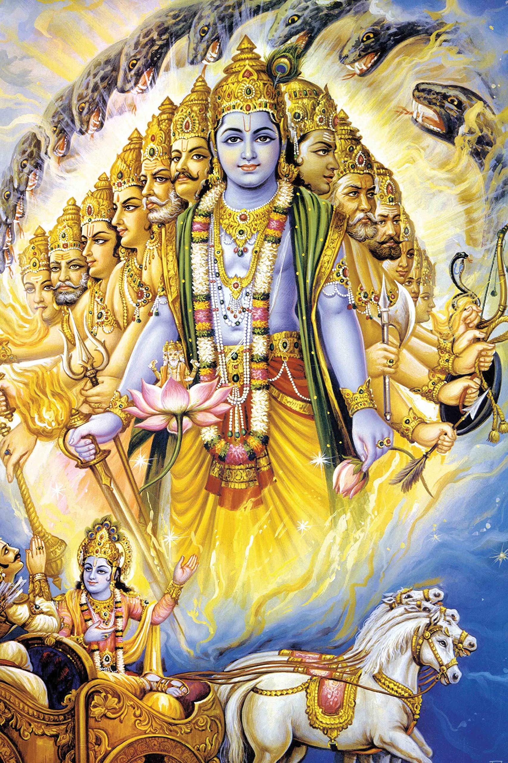 Religious Wall Poster|Bhagwan Vishnu Sticker Poster For ...