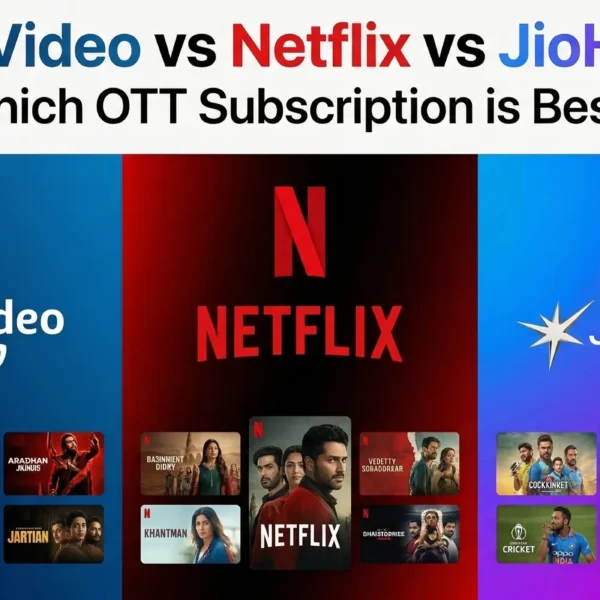 Best OTT Subscription,Netflix Vs JioHotstar,2026 Numbers