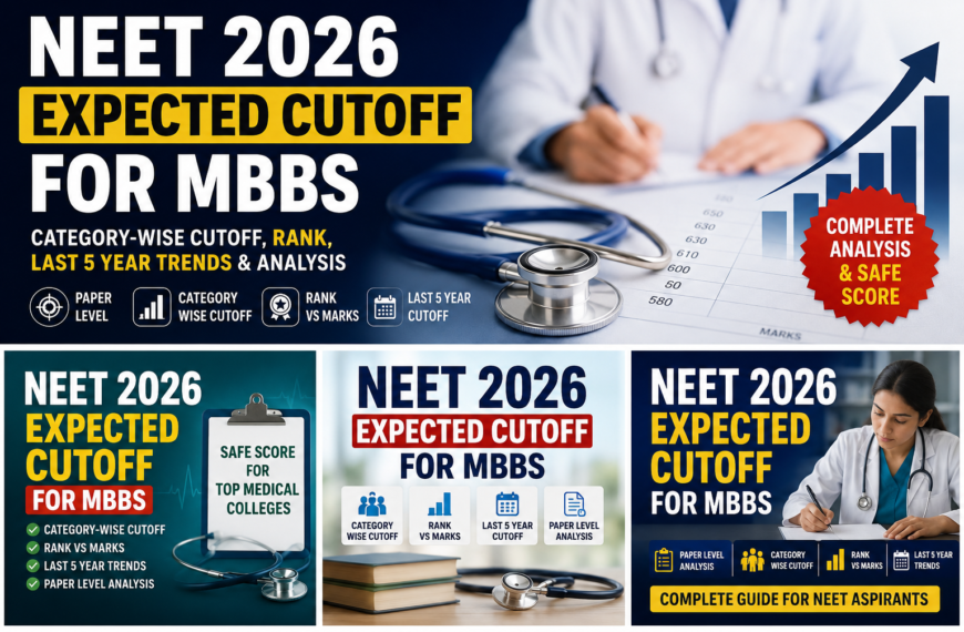 NEET 2026 Expected Cutoff for MBBS: Shocking Rise in Competition? Check Category-Wise Cutoff, Rank&hellip;