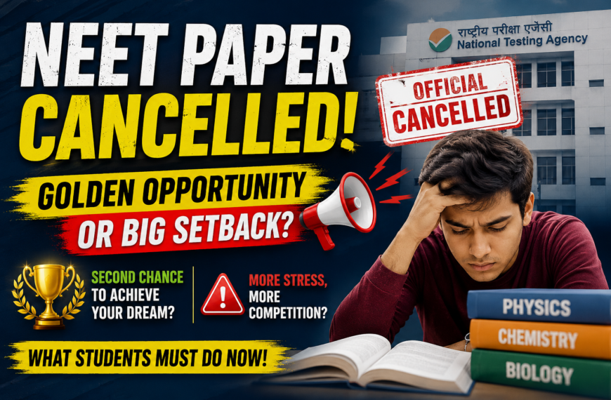 NEET Paper Leak Scandal: Dangerous Chaos or Your Ultimate Golden Opportunity to Rank Higher?