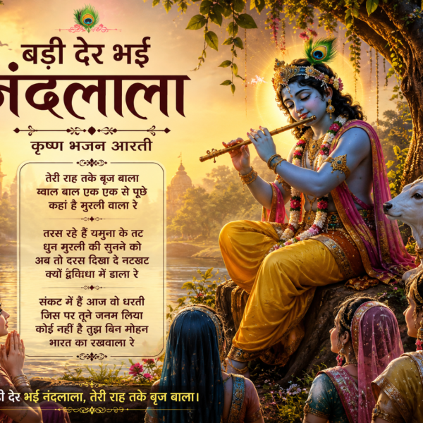 Badi Der Bhai Nandlala — Lyrics (Hindi)