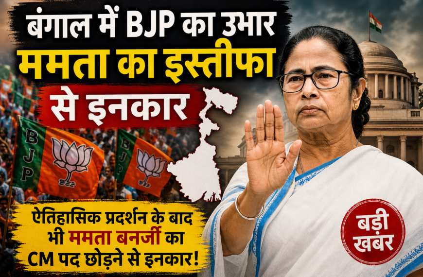 बंगाल की राजनीति में नया मोड़: बीजेपी के ऐतिहासिक प्रदर्शन के बाद भी ममता&hellip;