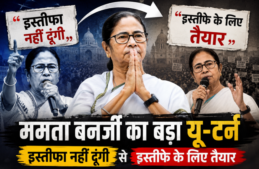 ममता बनर्जी का बड़ा यू-टर्न: “इस्तीफा नहीं दूंगी” से “इस्तीफे को तैयार” तक का&hellip;