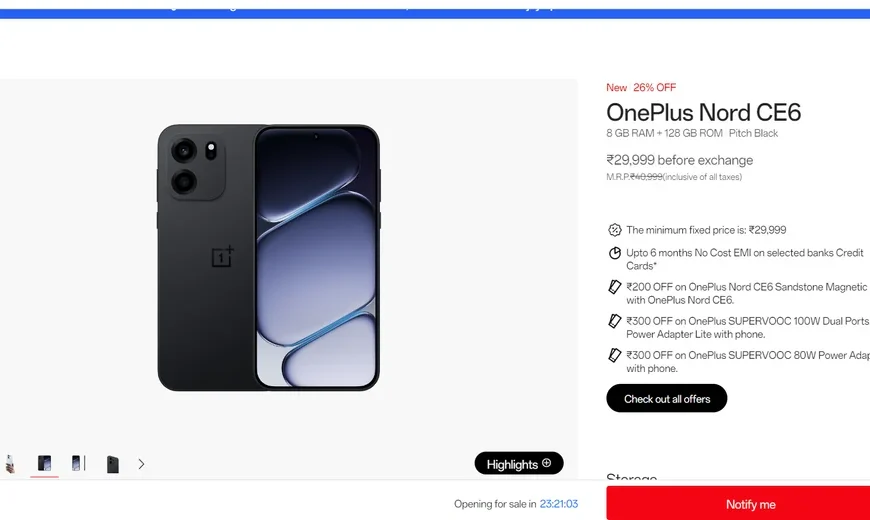 OnePlus Nord CE 6 aur Nord CE 6 Lite India Mein Launch – 8000mAh&hellip;