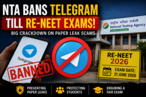 SHOCKING Crackdown! NTA Bans Telegram Before Re-NEET Exam&hellip;