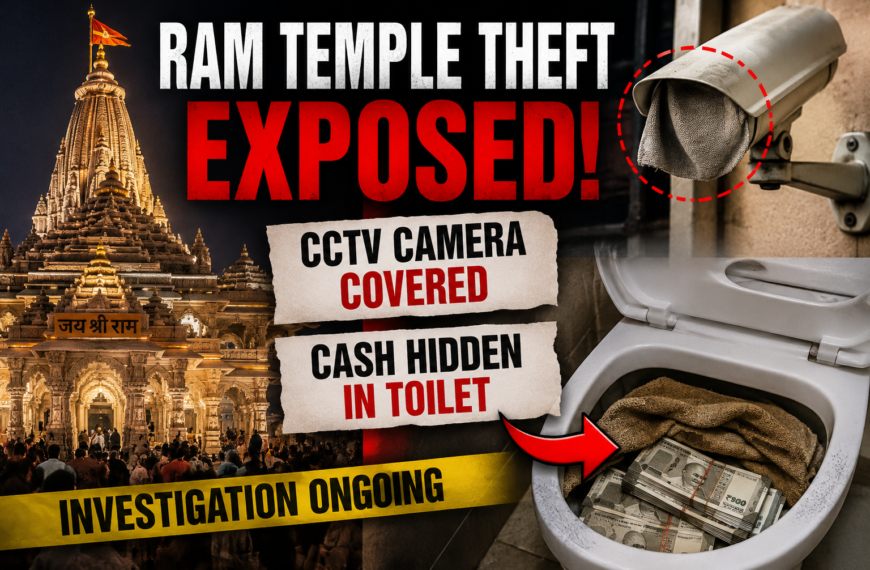 Shocking Ram Temple Theft Exposed: CCTV…
