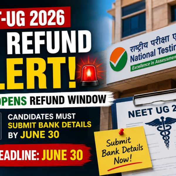 Critical NEET UG 2026 Refund Alert: NTA’s Final…
