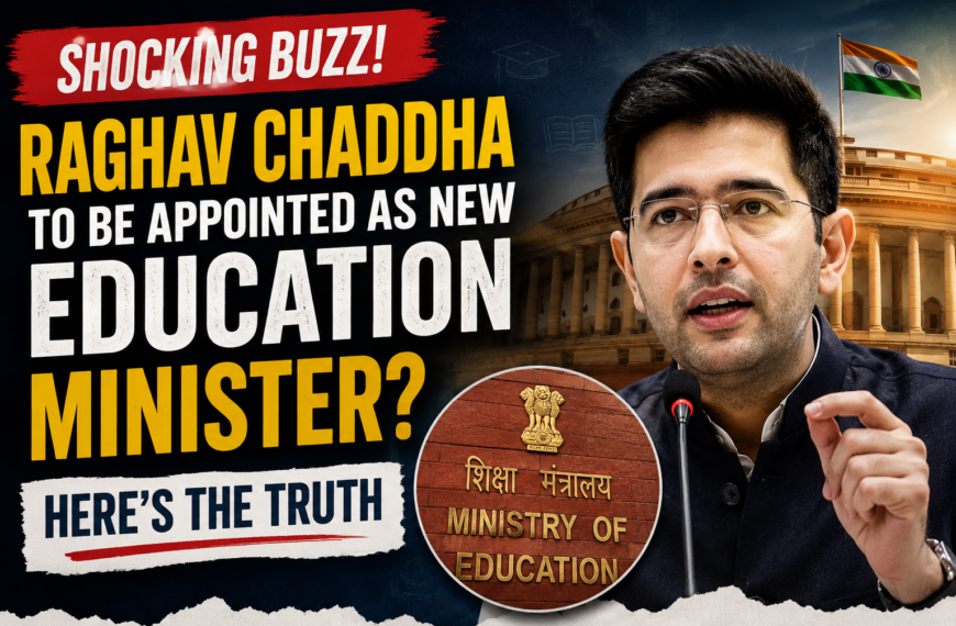Shocking Cabinet Buzz: Is Raghav Chadha Set to…