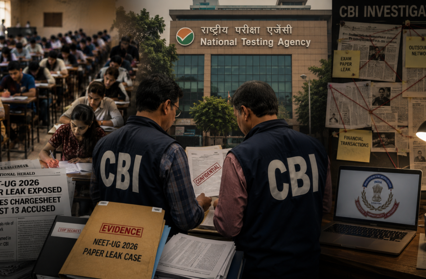 Shocking NEET-UG 2026 Paper Leak: CBI Chargesheets 13, Big Finding on NTA’s Role