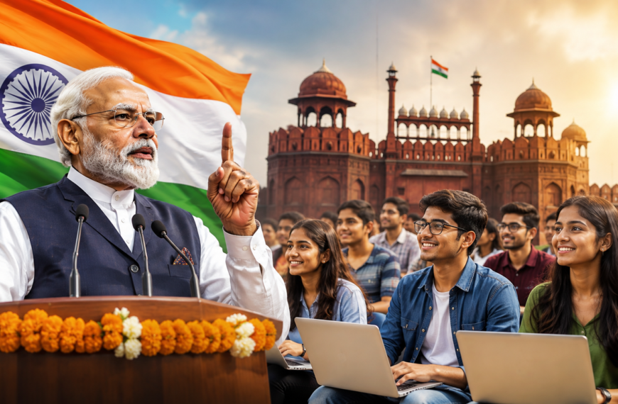 PM Modi’s Big Education Boost: Free Coaching Announced on 80th Independence Day