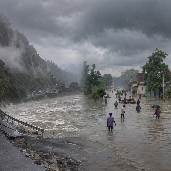 Severe Rainfall & Flood From Himachal to UP:…